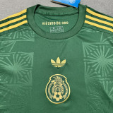 25/26 Mexico Golden Cup Edition Green (Embroidery seal) Fans Soccer Jersey(刺绣章）