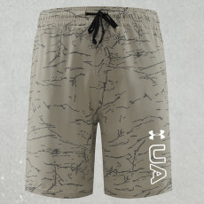 2025 RF-M569 khaki Cracked Digital Printed Casual Fitness Shorts带UA字样