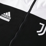 25/26 JUV Black hoodedJacket Tracksuit