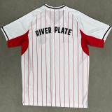 25/26 River Plate White Casusl Edition  Baseball jersey