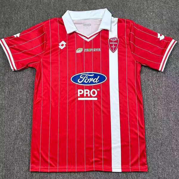 25/26 Monza Home Fans Soccer Jersey