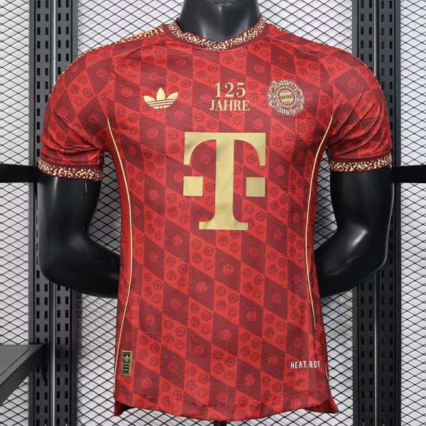 25/26  Bayern Oktoberfest Red Player Version Soccer Jersey