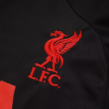 25/26 LIV Black Half Pull Tracksuit #B2527 (半拉链)