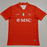 25/26 Napoli Goalkeeper Red Fans Soccer Jersey