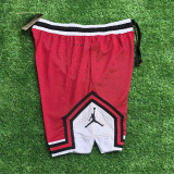 25/26 Flying Man Casual NBA Edition Red &White shorts#J2434