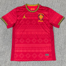 25-26 Brazil  Special Edition Red Fans Soccer Jersey