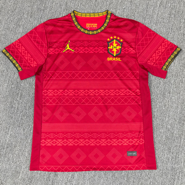 25-26 Brazil  Special Edition Red Fans Soccer Jersey