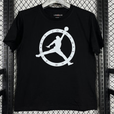 2025 T244 Flying Man Co branded Edition Black  Pure Cotton T-shirt
