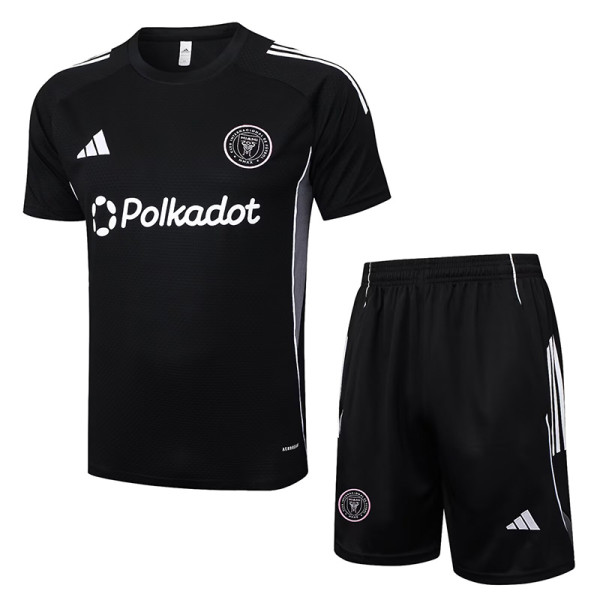 25/26  Inter Miami Black Training Short Suit #D2548