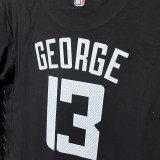 2025 T263 Clippers  GEORGE #13 NK Black  Pure Cotton T-shirt