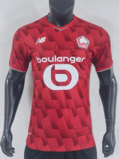 25/26 Lille Home  Player Version Soccer Jersey