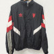 25/26 Man Utd Clover Black  Embroidery Retro windbreaker
