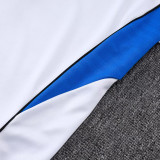 25/26 Man Utd White  Half Pull Tracksuit #B2537 (半拉链)