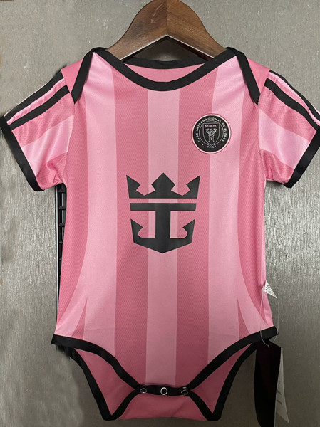 25/26  Inter Miami Home  Baby Infant Crawl Suit