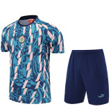 25/26 Man City Lake Blue Training Short Suit