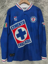 1997/1998 Cruz Azul Home Long Sleeve Retro Soccer Jersey