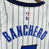 25/26 Magic BANCHERO #5 White Home Top Quality Hot Pressing NBA Jersey