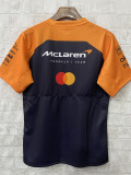 2025 McLaren Dark Blue Round Neck Racing Suit(圆领)