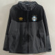 25/26 Mineiro  New Edition Grey  Thickened Assault  Hooded Windbreaker