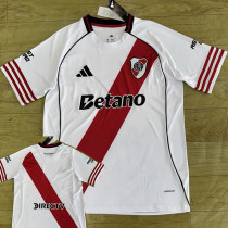 25/26 River Plate Home  Fans Soccer Jersey(广告版)