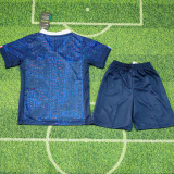 25/26  France  Home Kids Soccer Jersey