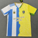 25-26  Argentina Brazil joint Edition  Fans Soccer Jersey(NAMA KAMU#10)