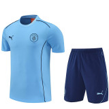 25/26 Man City Sky Training Short Suit