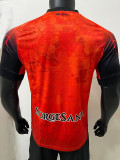 25/26 Napoli Halloween Orange Player Version Soccer Jersey