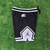25/26 Flying Man Casual NBA Edition Ball pattern Black White shorts#J2432
