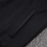 2526  BAR Black (Purple sleeves)Jacket Tracksuit #A2570