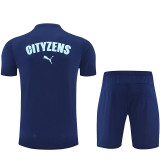 25/26 Man City Royal Blue Training Short Suit