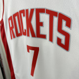 22/23 ROCKETS DUR ANT #7 White  Top Quality Hot Pressing NBA Jersey