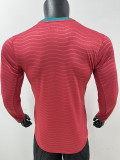 26/27 Portugal Home Player Version Long Sleeve Soccer Jersey