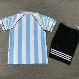 1996/1997 Argentina Home Kids Retro Soccer Jersey