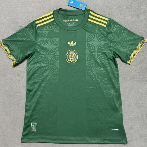 25/26 Mexico Golden Cup Edition Green (Embroidery seal) Fans Soccer Jersey(刺绣章）