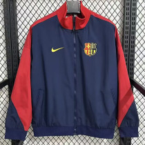 25/26 BAR Royal Blue &Red Embroidery Retro windbreaker