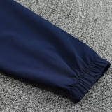 25-26 PSG Royal Blue Hooded Windbreaker Tracksuit