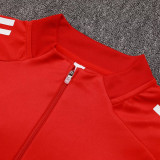 25/26  ARS Red  Kids Half Pull Tracksuit #E2524 (半拉链)