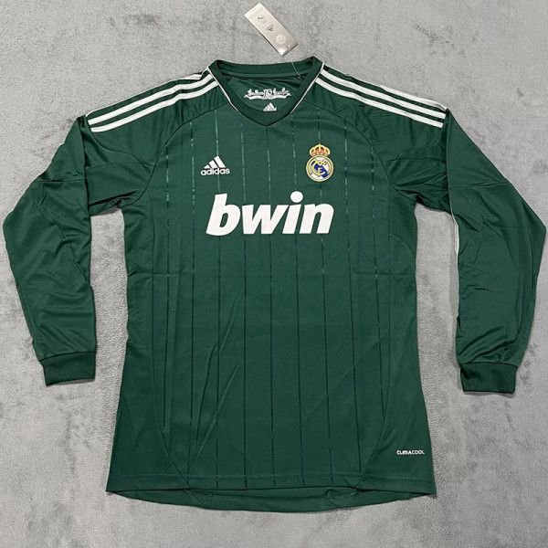 2012/2013 RMA Third  Long Sleeve Retro Soccer Jersey