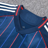 25/26 Lyon Away  Player Version  Soccer Jersey&Royal Blue pants