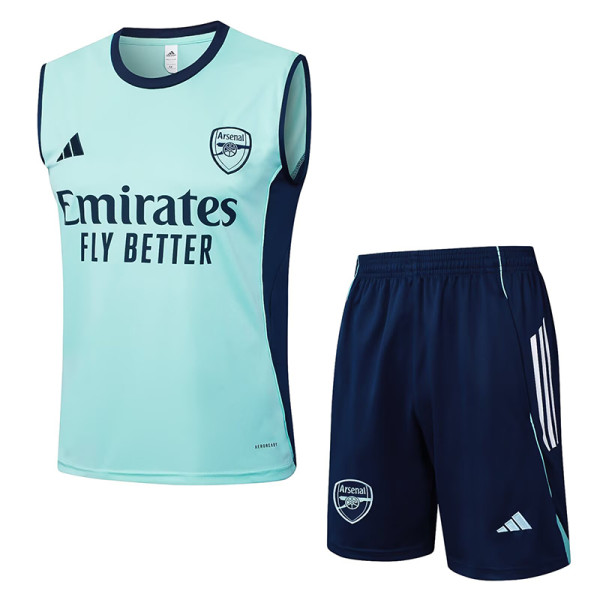 25/26  ARS Lake Blue Tank top and shorts suit#D2570