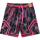 25/26 New Jordan Casual NBA Edition Lightning Plum Red shorts#C2440