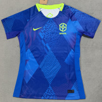 25-26 Brazil Away Women Soccer Jersey#女