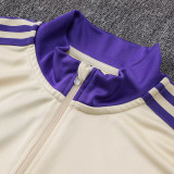 25/26  RMA Retro Light Yellow Half Pull Tracksuit #B2536 (半拉链)