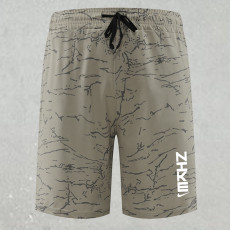 2025 RF-M564 NK khaki Cracked Digital Printed Casual Fitness Shorts#带ZU字样