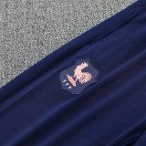 26/27 France Royal Blue Half Pull Tracksuit  (半拉链)