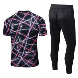 25/26 PSG Black Purple  Player Version Training Shirts&Long Pants