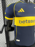 25/26  Boca Juniors Home Player Version Soccer Jersey（两袖CETROGAR)