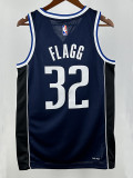 Dallas Mavericks FL AGG  #32 Royal Blue Flying Man Edition  Top Quality Hot Pressing NBA Jersey