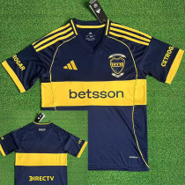 25/26  Boca Juniors Home  Fans Soccer Jersey（两袖CETROGAR)